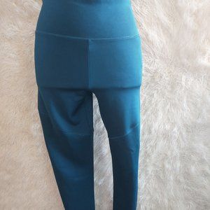 Adidas Climalite Women's Blue Logo Legging Pants Size S